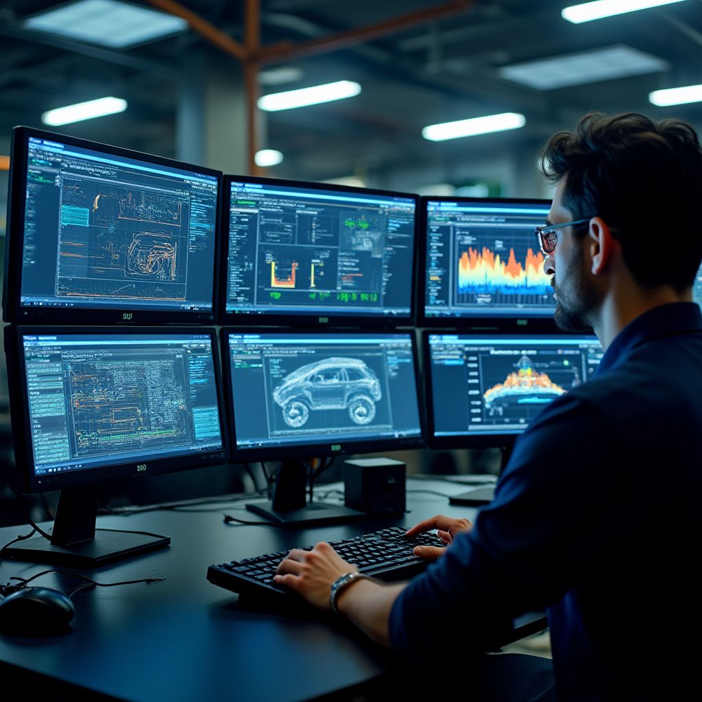 Área de diagnóstico computarizado